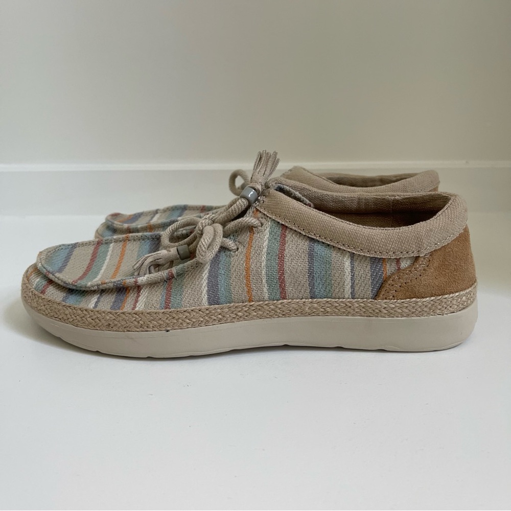NWT Sanuk Shaka Lite SL Blanket Striped Shoes Women’s 9 - Picture 4 of 7